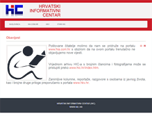 Tablet Screenshot of hic.hr